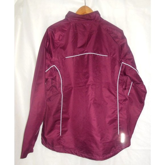 Elevate Sport Womens Windbreaker/Rain Jacket Burgundy Size XL Full Zip EUC - Picture 4 of 5